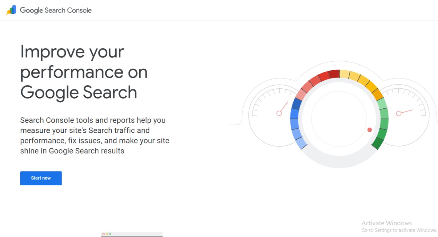 google search console