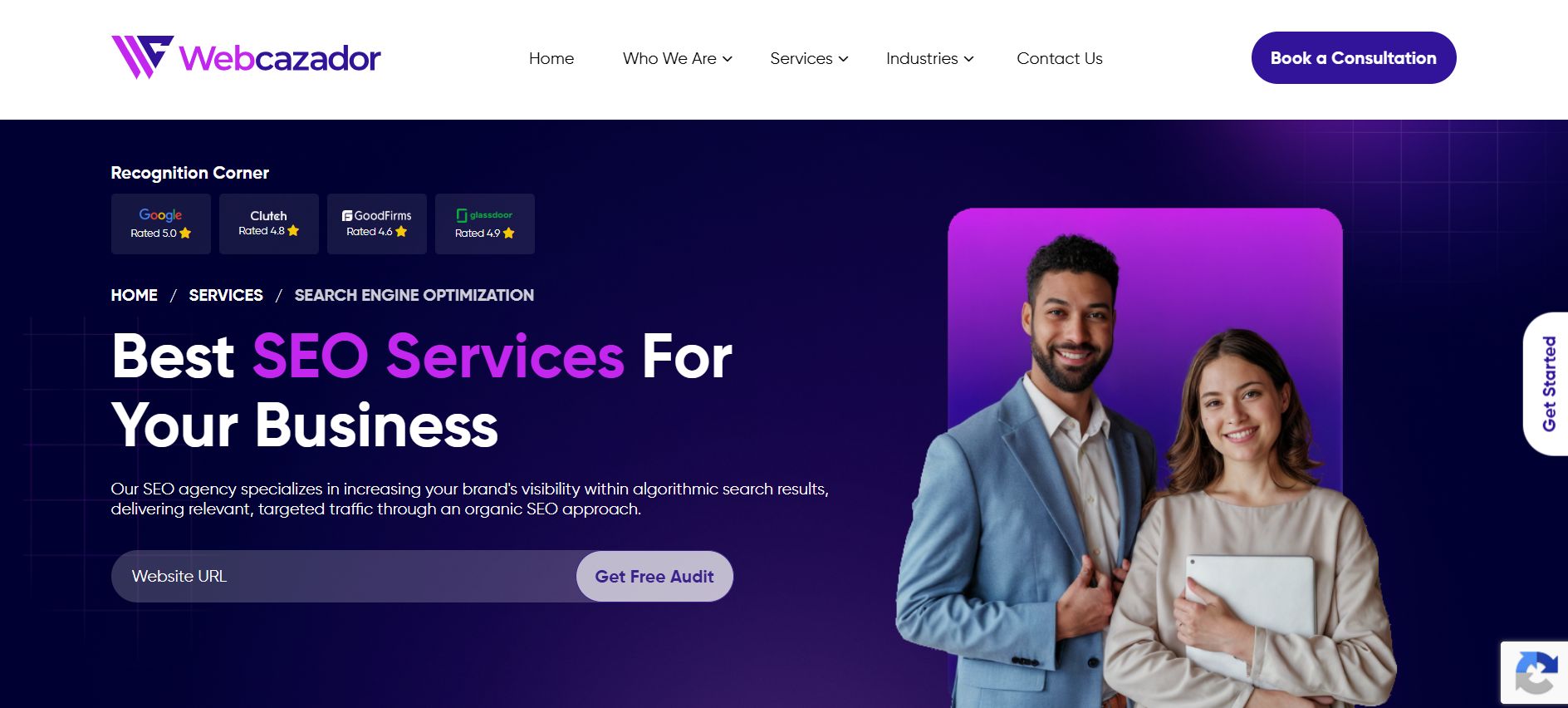 Webcazador Best AI SEO Agency
