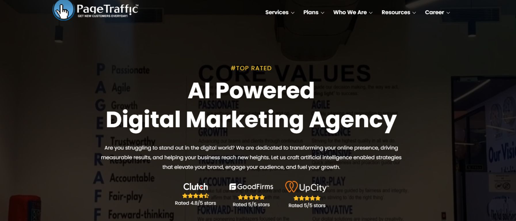 Page Traffic AI Powered Digital Marketing agency