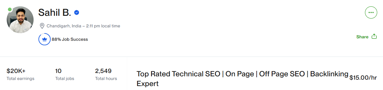 freelance seo specialist