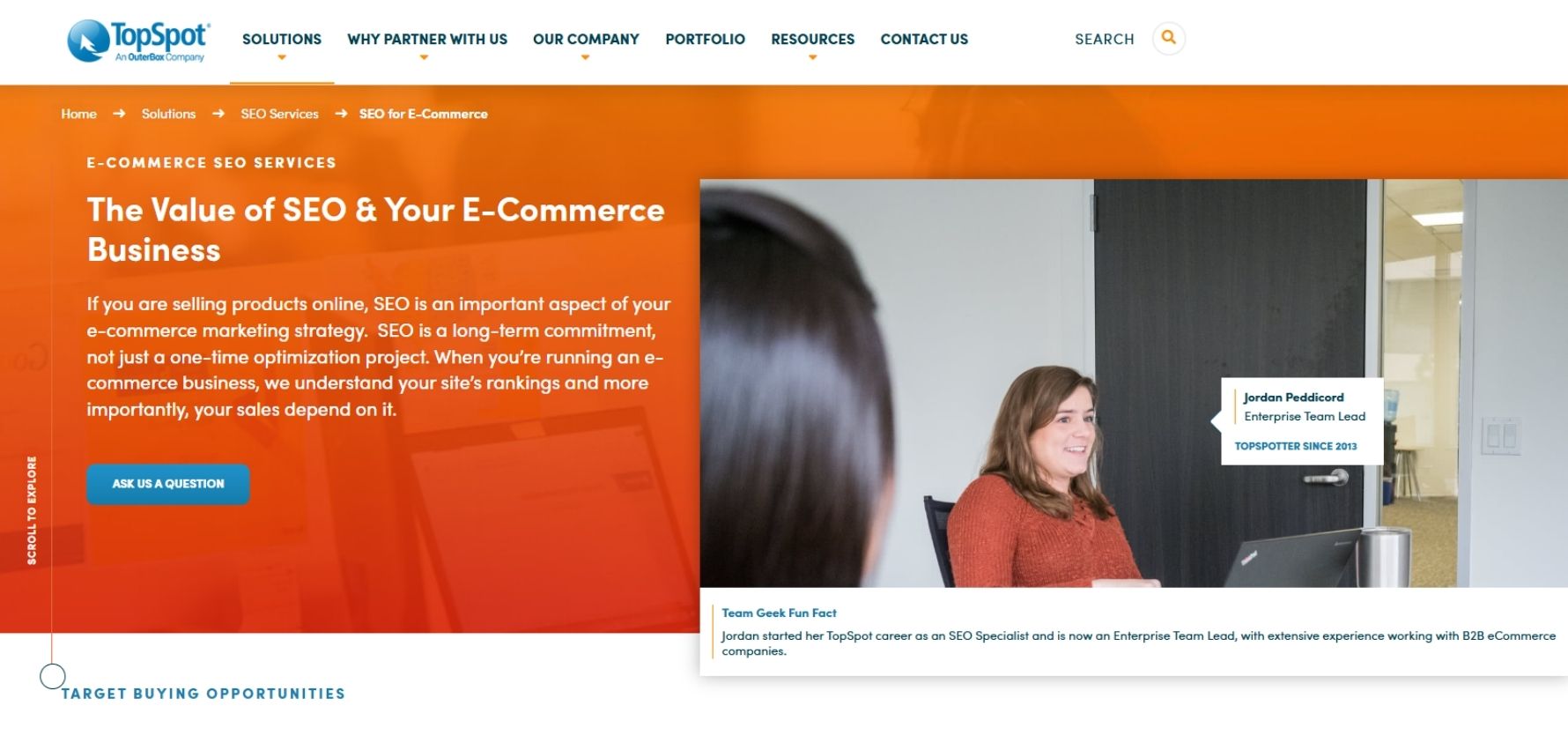 Top Spot SEO services for Ecommerce