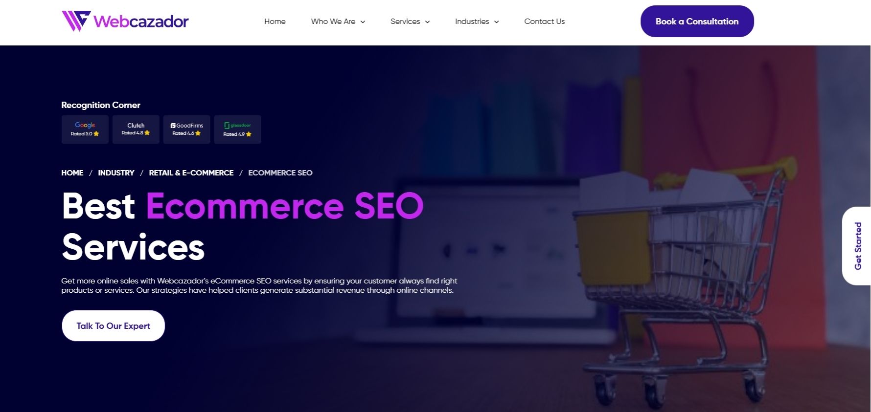 Webcazador best ecommerce seo agency