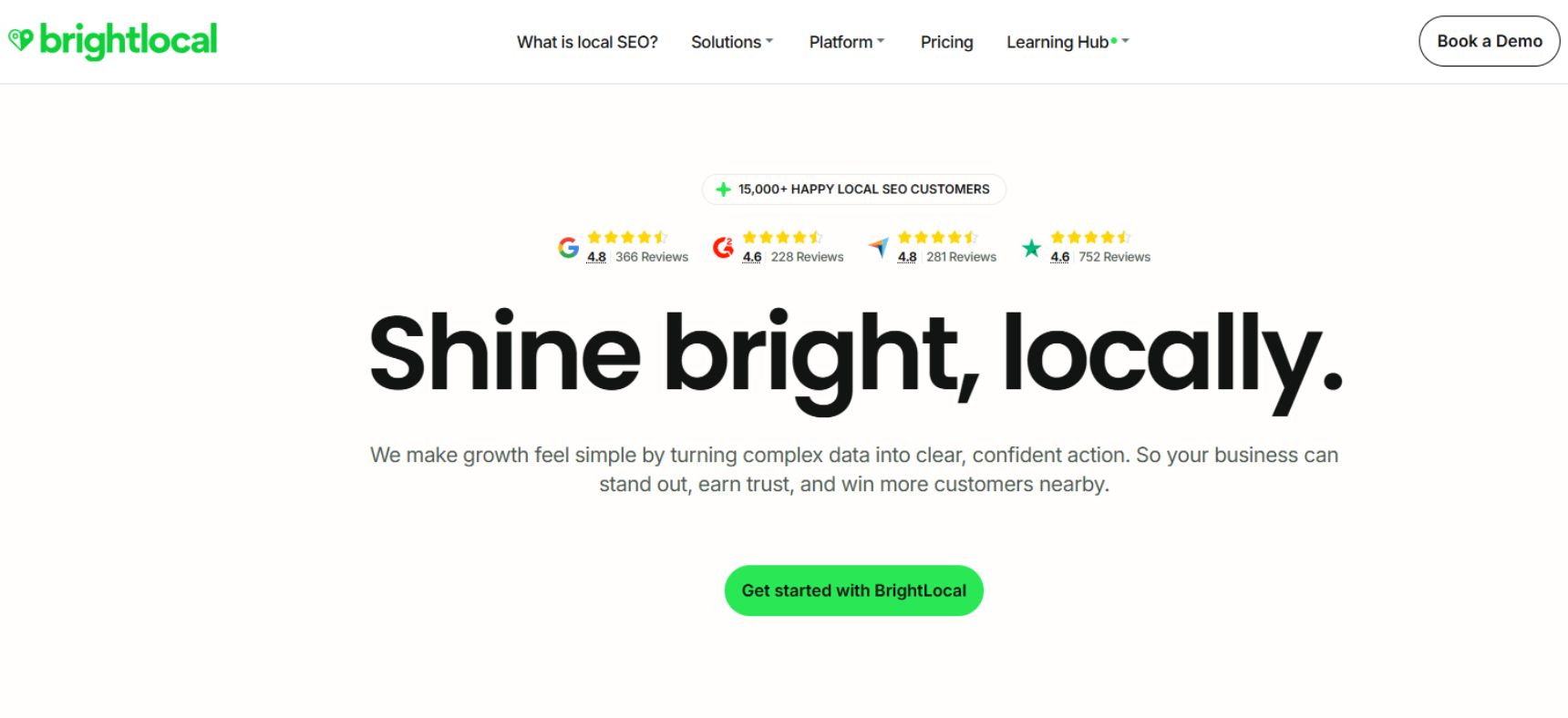 BrightLocal Google Ranking Tool
