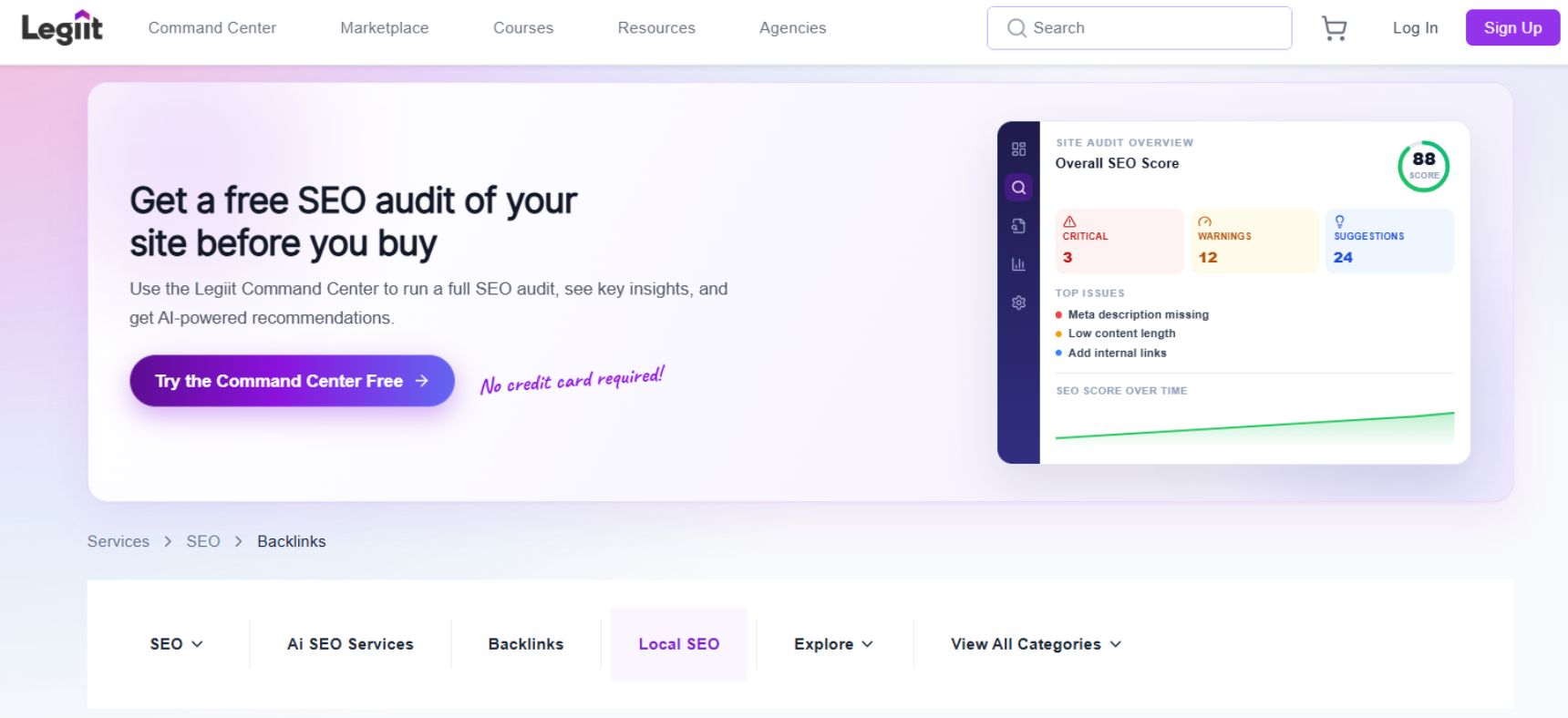 Legiit link building services