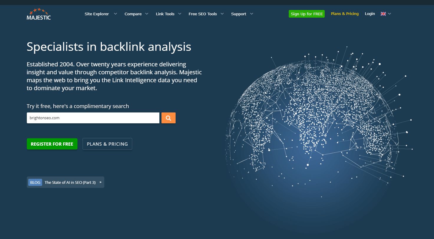Majestic SEO Checker