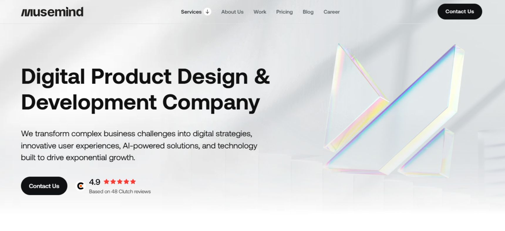 Musemind Agency Website Design