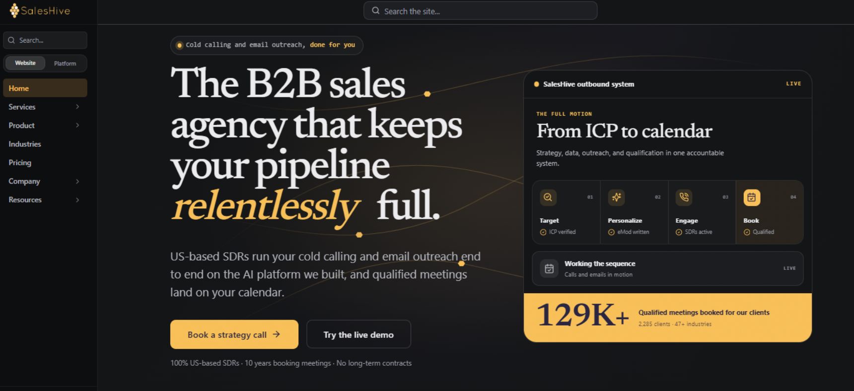 SalesHive SEO Link Building