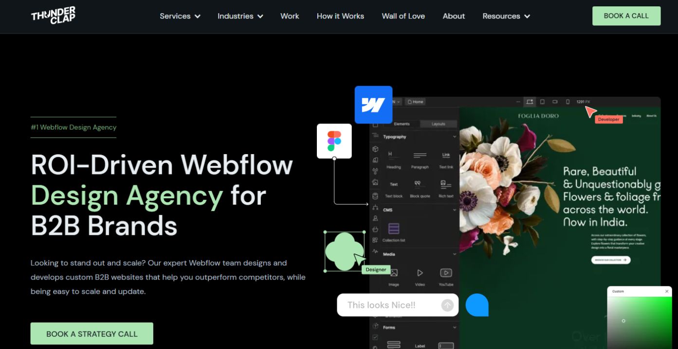 Thunder Claps Creative Web Design