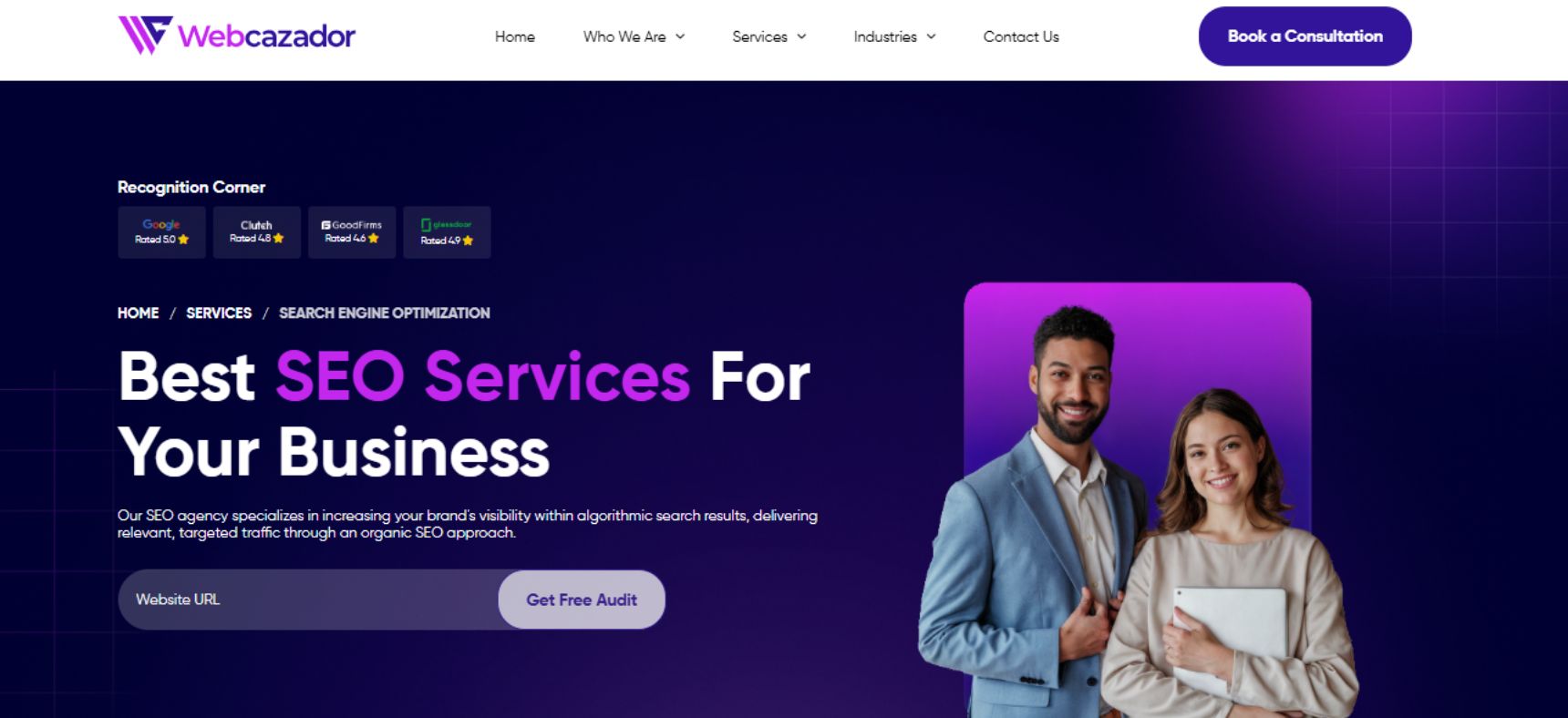Webcazador SaaS SEO Agency