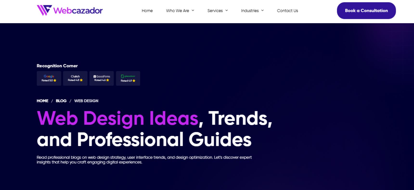 Webcazador Top Web Design Agency
