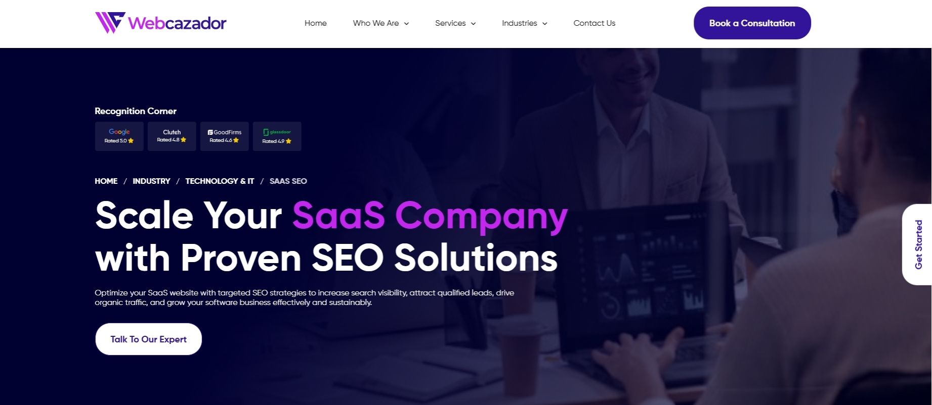 Webcazador SaaS SEO Agency