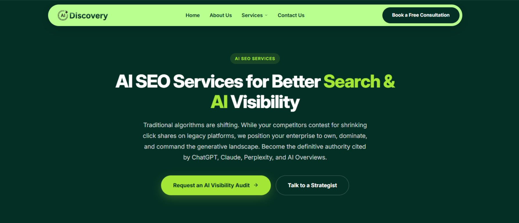 AI SEO Services by AI Discovery