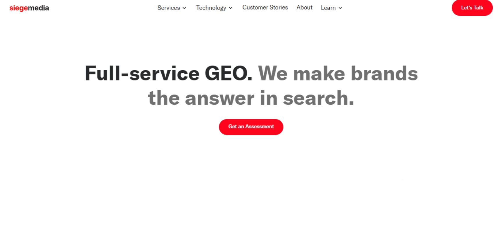 Siege Media LLMO Services