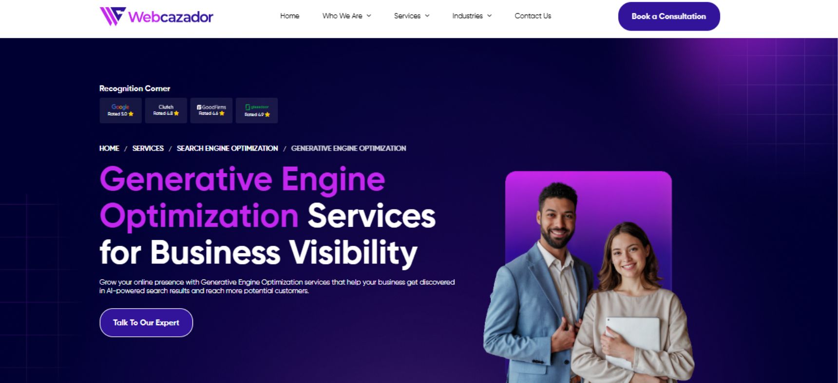 Webcazador Best LLMO Agencies